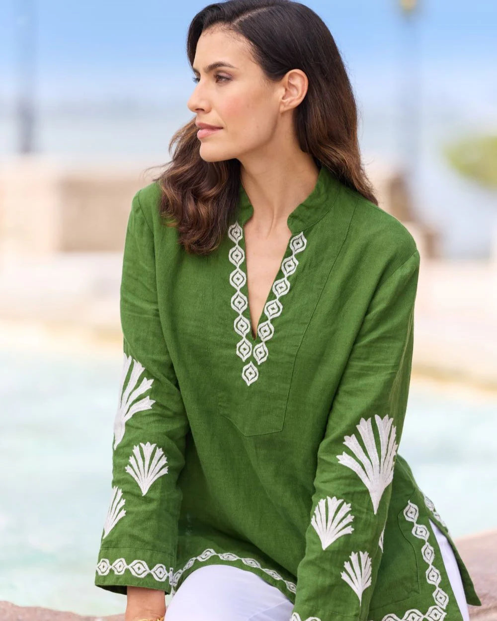 Jude Connally Elyce Tunic in Green JUDE CONNALLY