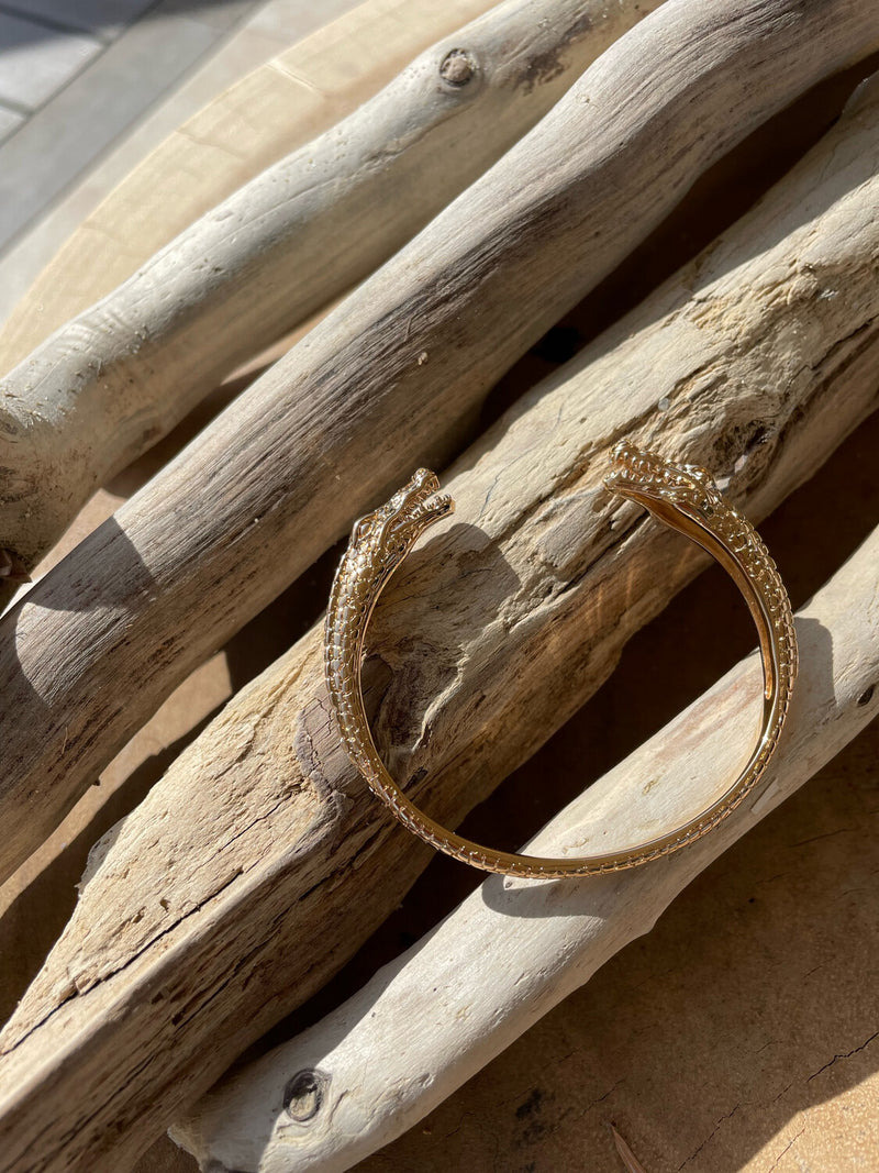 Croco Cuff La Blonde