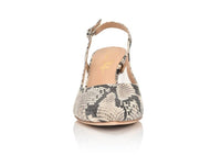 Dance Natural Printed Wild Snake/Clear Mesh: 7 Joan Oloff Shoes