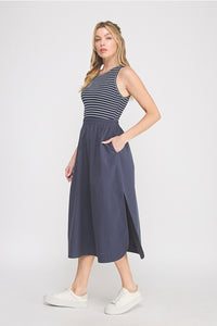 A&R Navy Stripe Dress