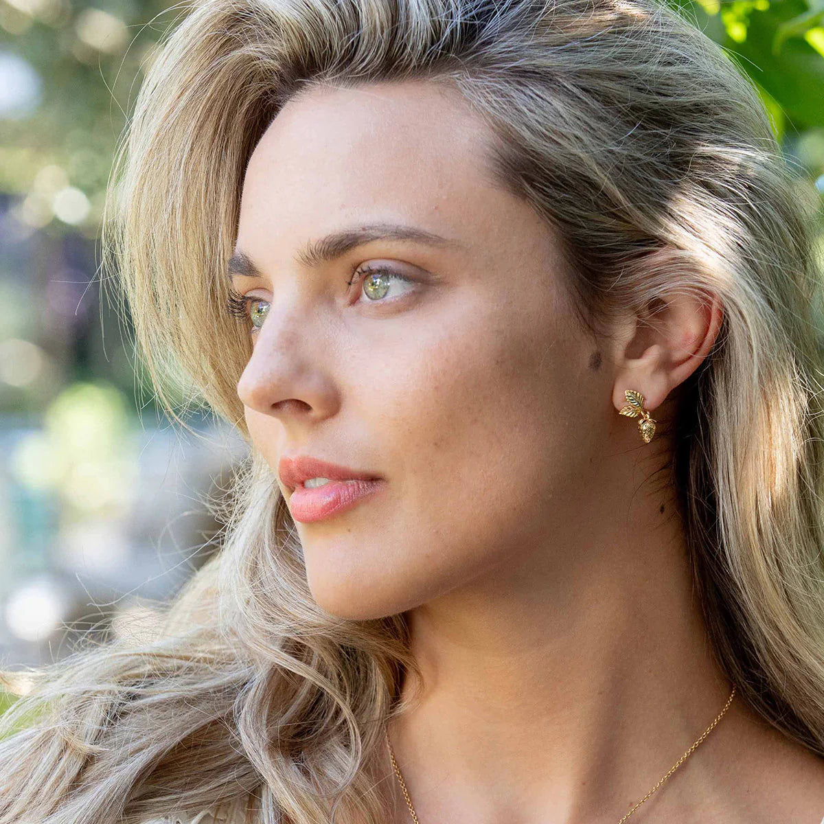 CDW Meadow Berry Drop Earrings ­ Gold