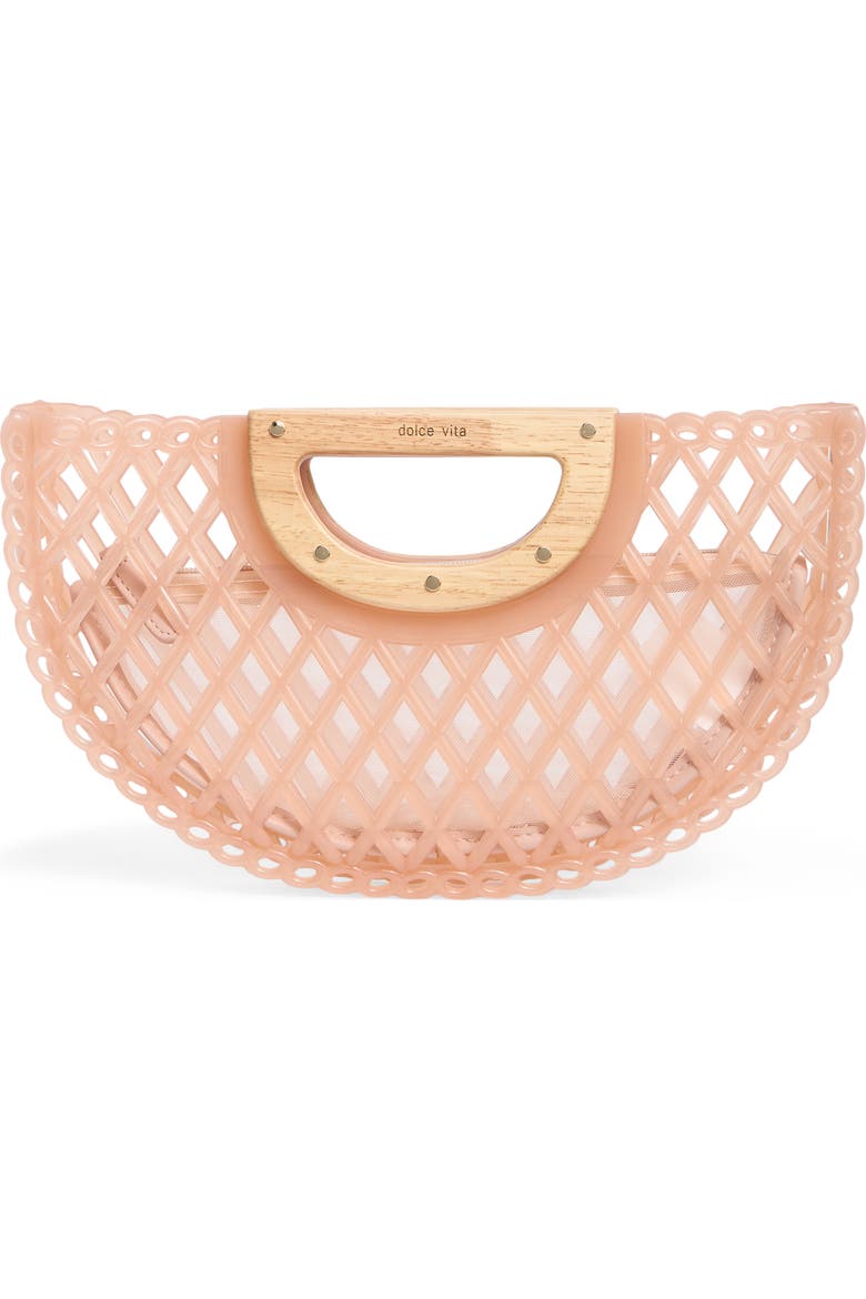 Dolce Vita Solandra Jelly Clutch Pink