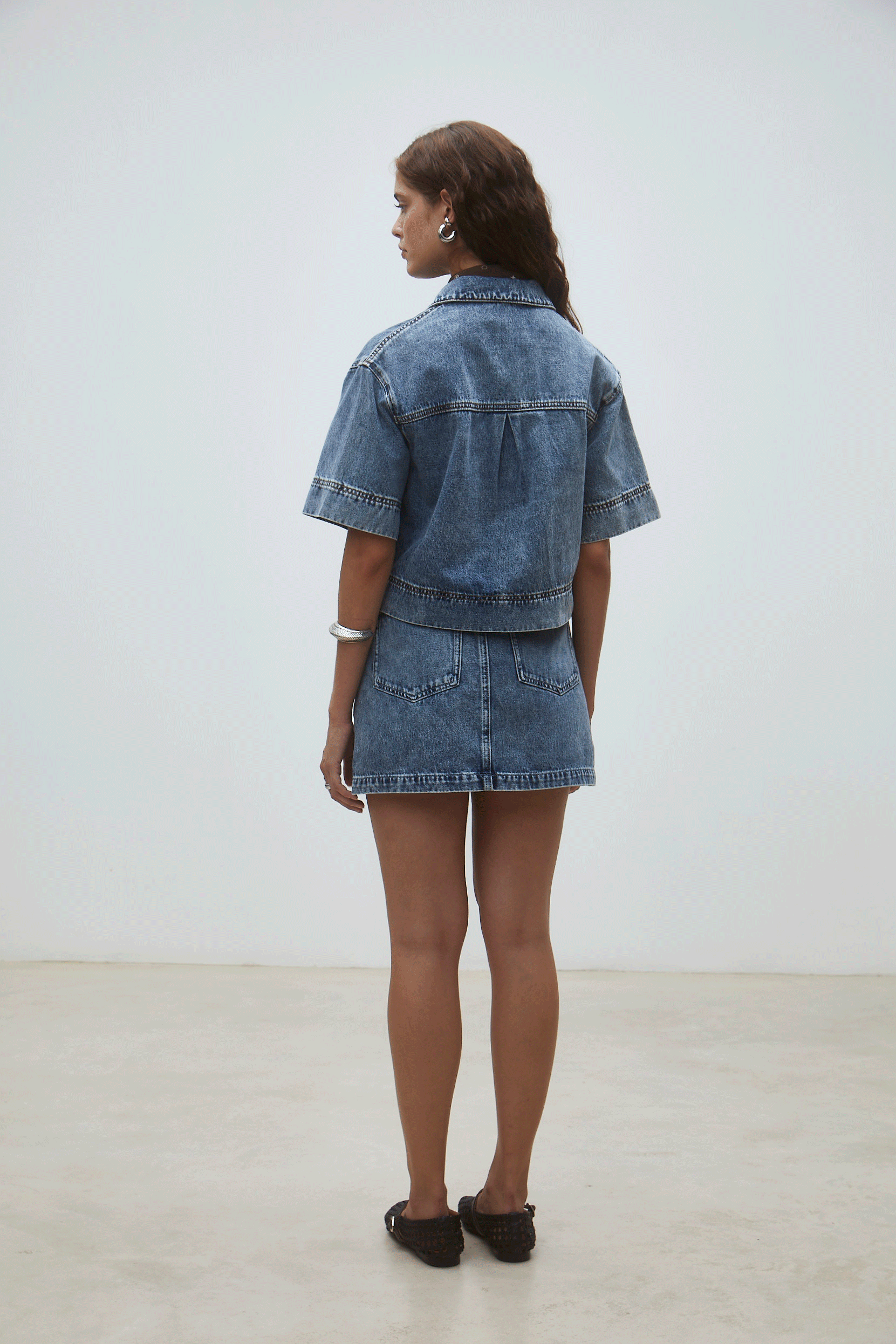 SUNCOO Leyton Denim Shirt