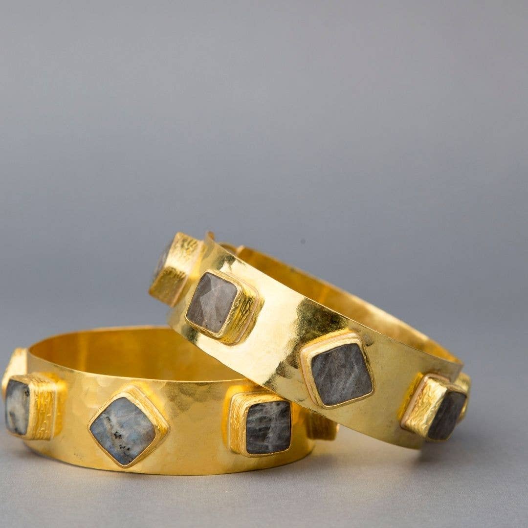 CORE | BYZANTINE BANGLES: Labradorite Chakarr Jewelry