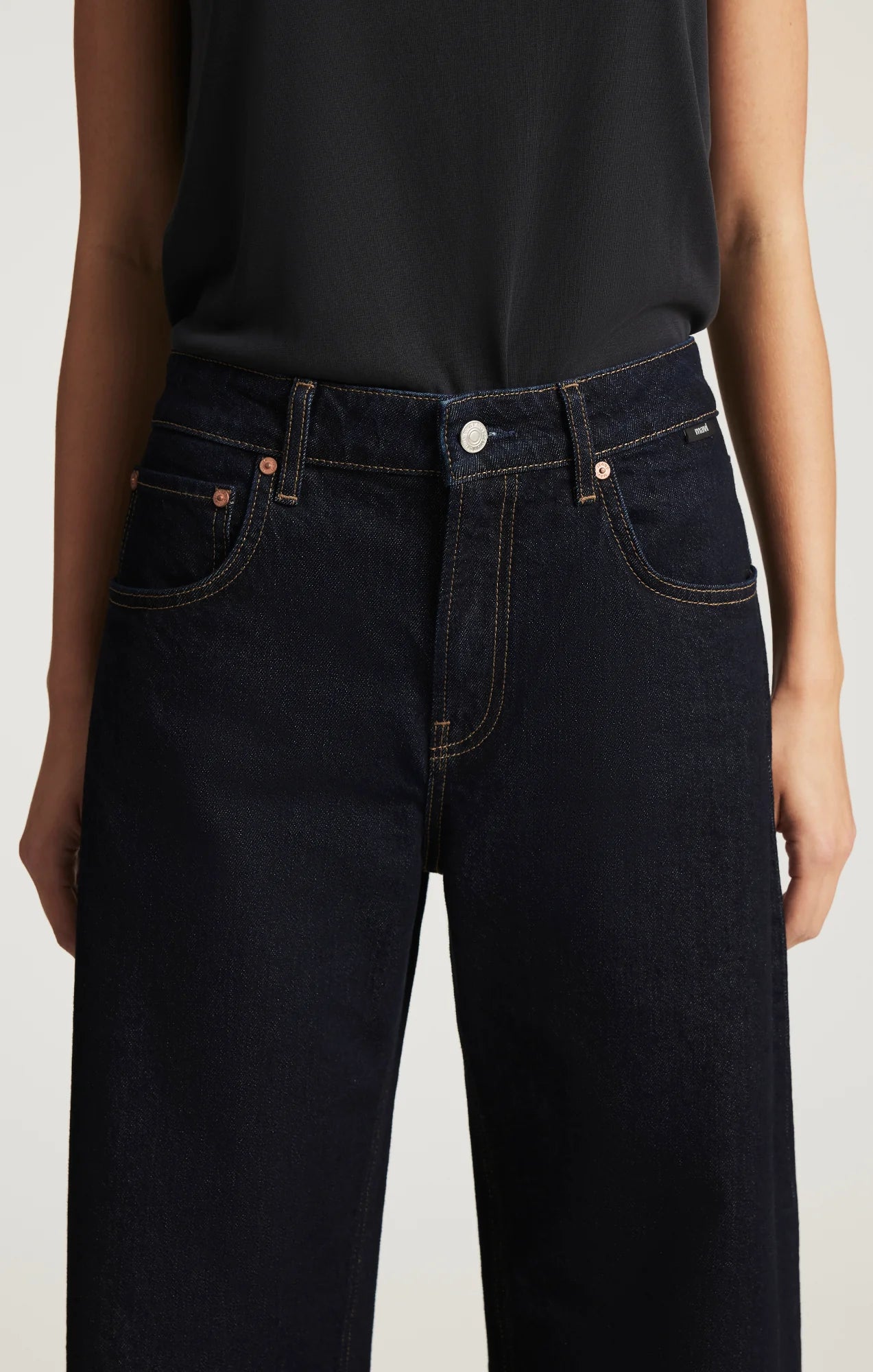 MAVI Nica Barrel Leg in Rinse Wash