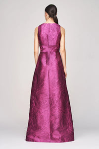 Kay Unger Mariah Gown in Sangria Kay Unger