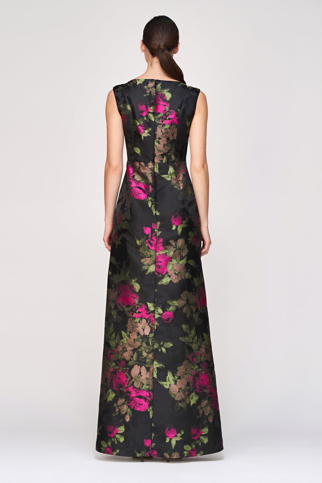 Kay Unger Walk Through Gown in Bright Rose - 2 Kay Unger Walk Through Gown in Bright Rose - 2