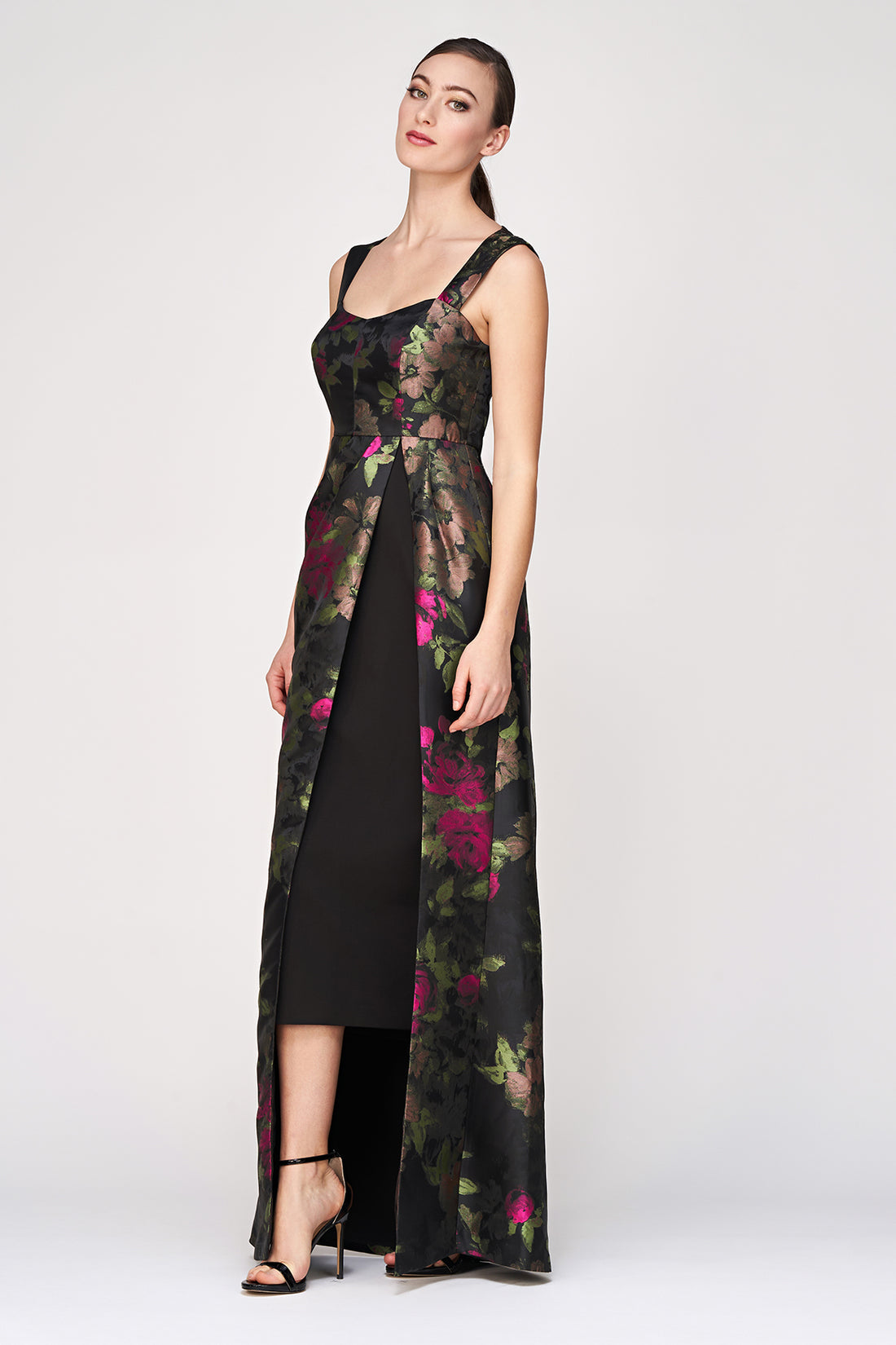 Kay Unger Walk Through Gown in Bright Rose Kay Unger