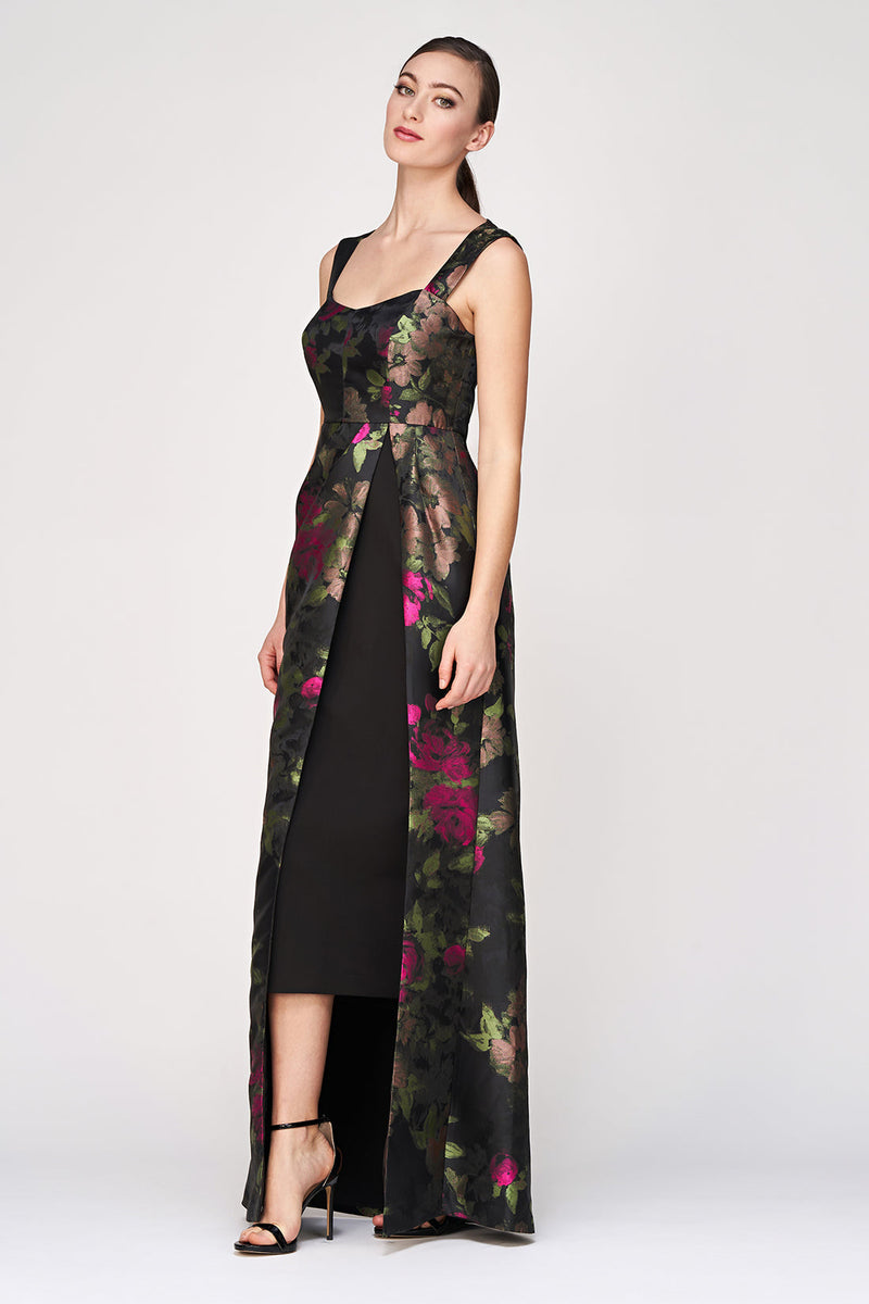 Kay Unger Walk Through Gown in Bright Rose Kay Unger