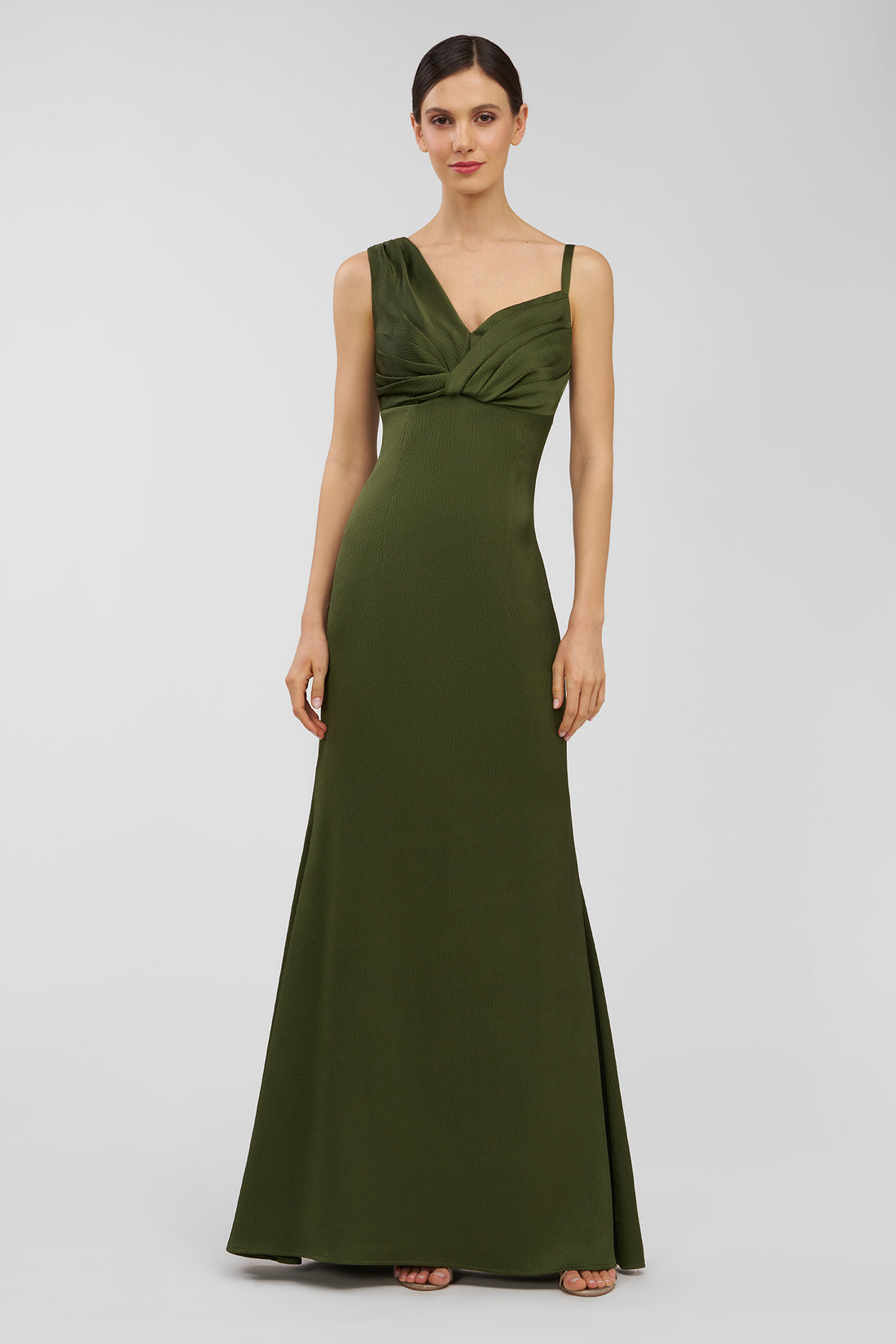 Kay Unger Pia Gown in Pesto