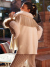 PHO FIRENZE Knitted Fringe Cape