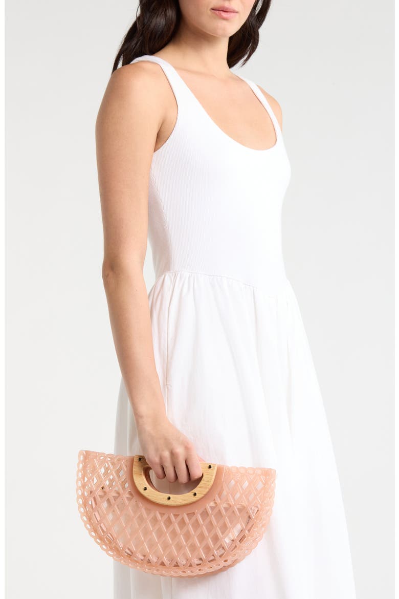 Dolce Vita Solandra Jelly Clutch Pink