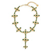 CDW Monique Gem Convertible Necklace, 16"+2" - Malachite