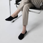 CLOUD Premium Organic Terry No Show Socks: M / Organic Black