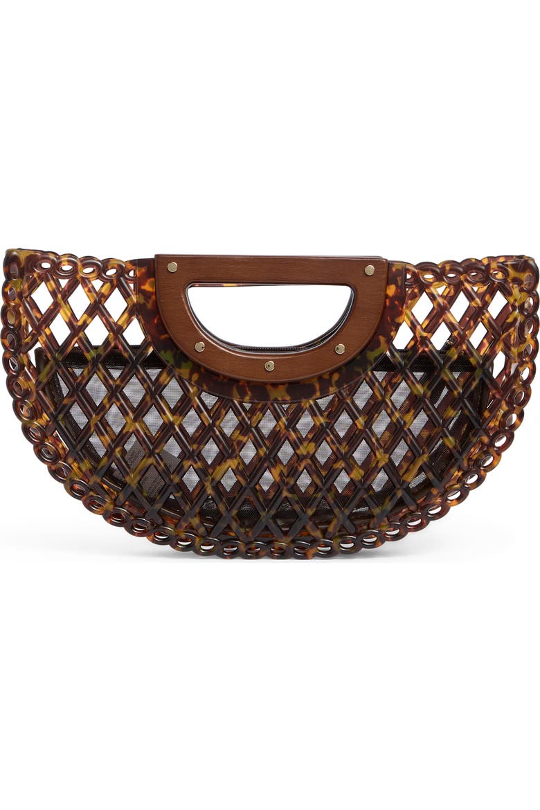 Dolce Vita Solandra Jelly Clutch Tortoise