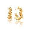 CDW Meadow Small Hoop Earrings - Gold Capucine De Wulf
