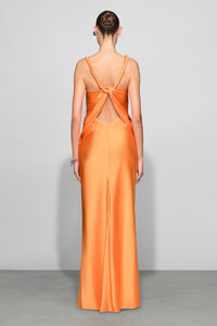 ET OCHS Tatum Gown in Tangerine