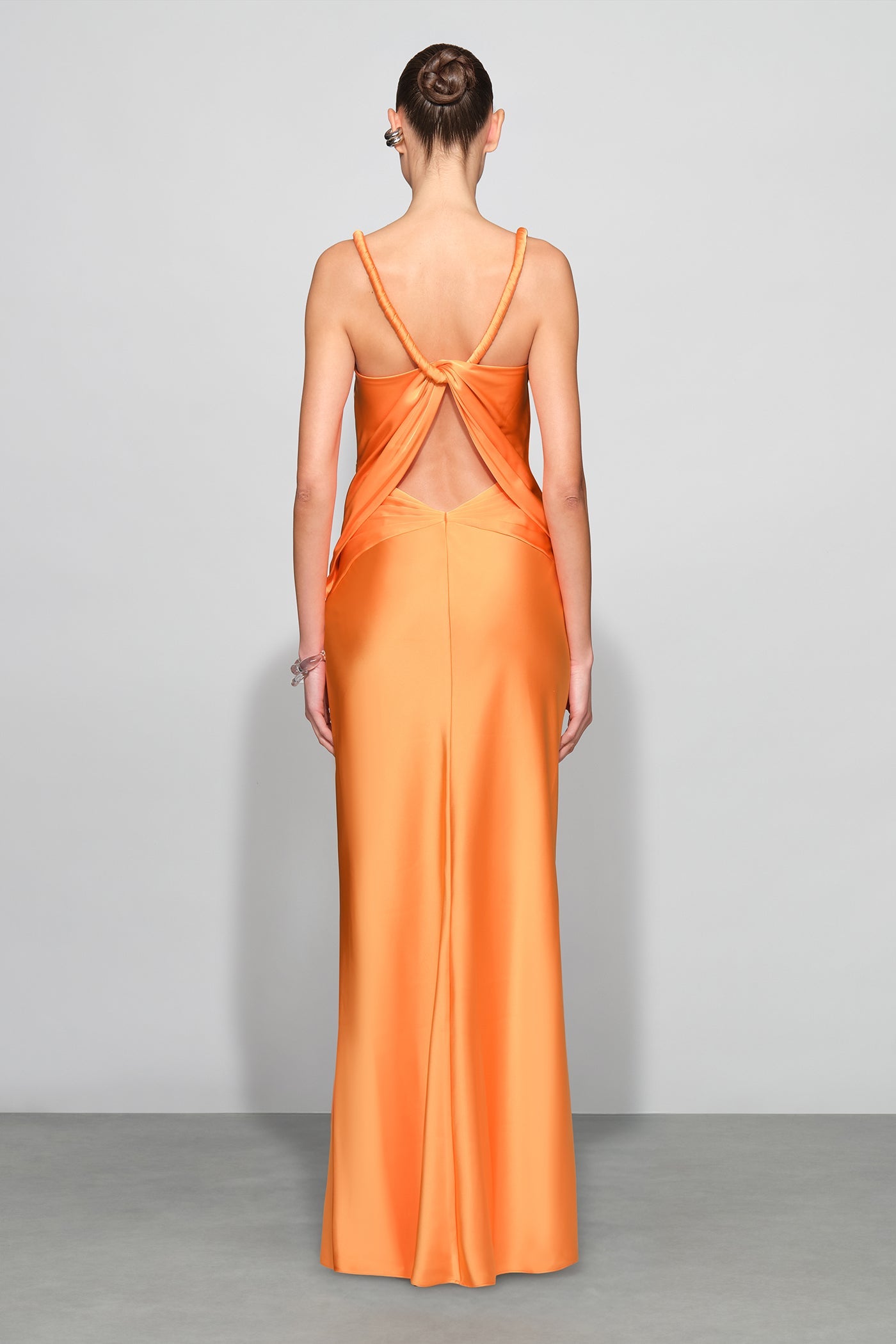ET OCHS Tatum Gown in Tangerine