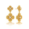 CDW Berry Clover Convertible Duo Earrings - MOP Capucine De Wulf