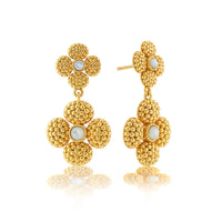 CDW Berry Clover Convertible Duo Earrings - MOP Capucine De Wulf