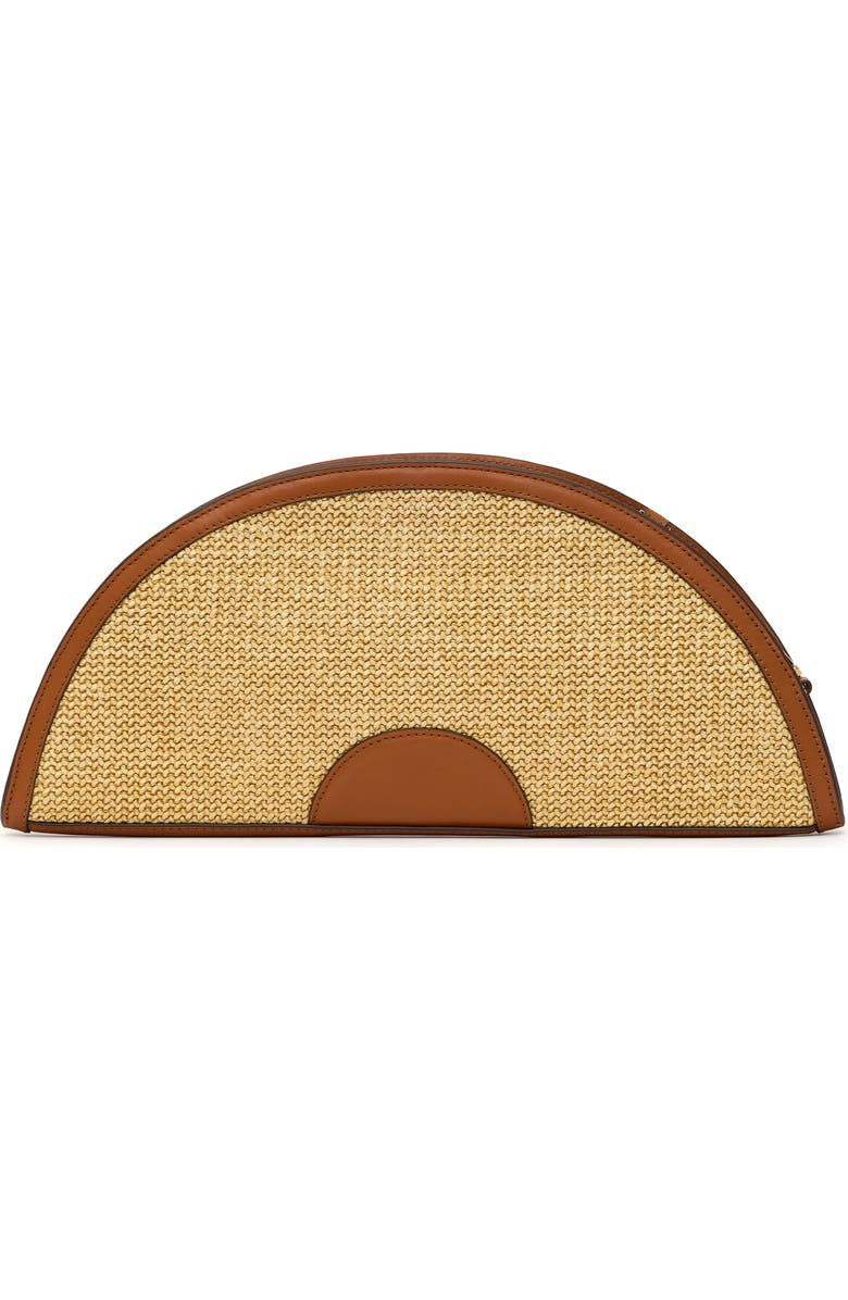 HAMMITT Shelley Clutch in Cocoa Raffia