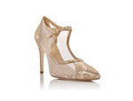 Rebecca Champagne Metallic Snake: 7