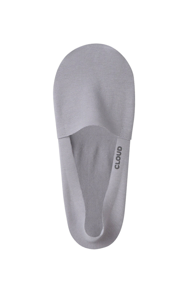 CLOUD MVS Premium No Show Socks: L / Beige Cloud