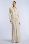 BCBG Shirt Gown in Creme Brulee