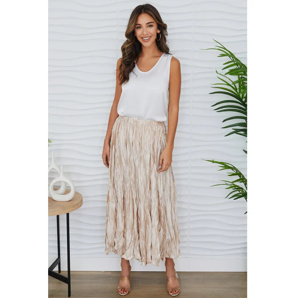 Milio Milano Crinkle Skirt