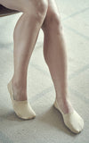CLOUD Premium Organic Terry No Show Socks: L / Organic Black Cloud