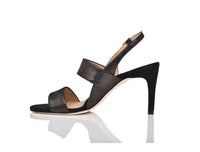 Fortune Black Shimmer Suede: 7 Joan Oloff Shoes