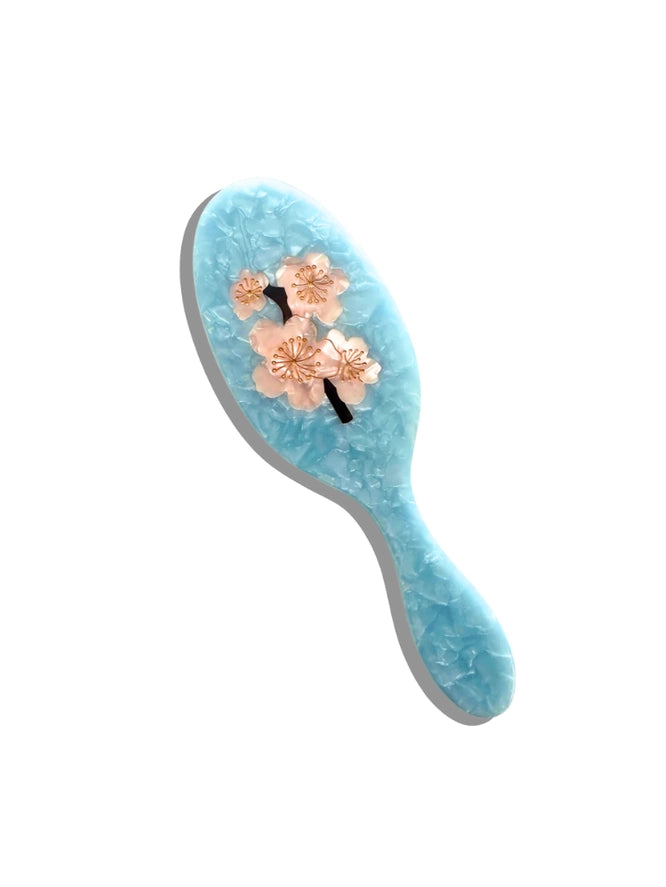Solar Eclipse Cherry Blossom Hair Brush