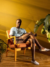 CLOUD MVS Premium No Show Socks: L / Beige Cloud