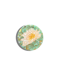 Solar Eclipse Waterlily Compact Mirror