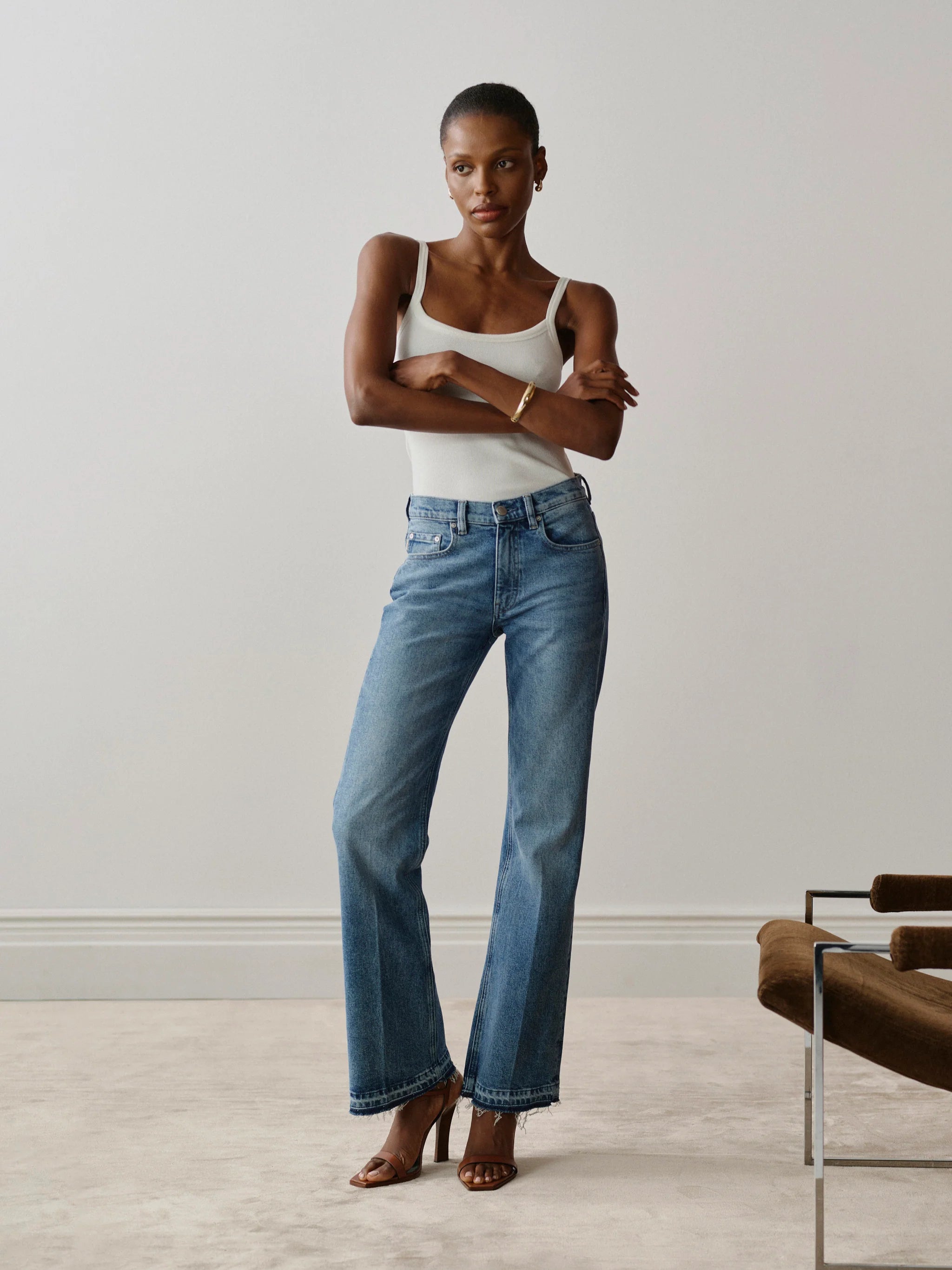 DL1961 Bella Slim Boot Jeans in Meadow Lake
