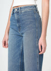 Queen High Rise Crop Wide Leg Jeans - Lawrence Wash: Lawrence / 25 Noend Denim