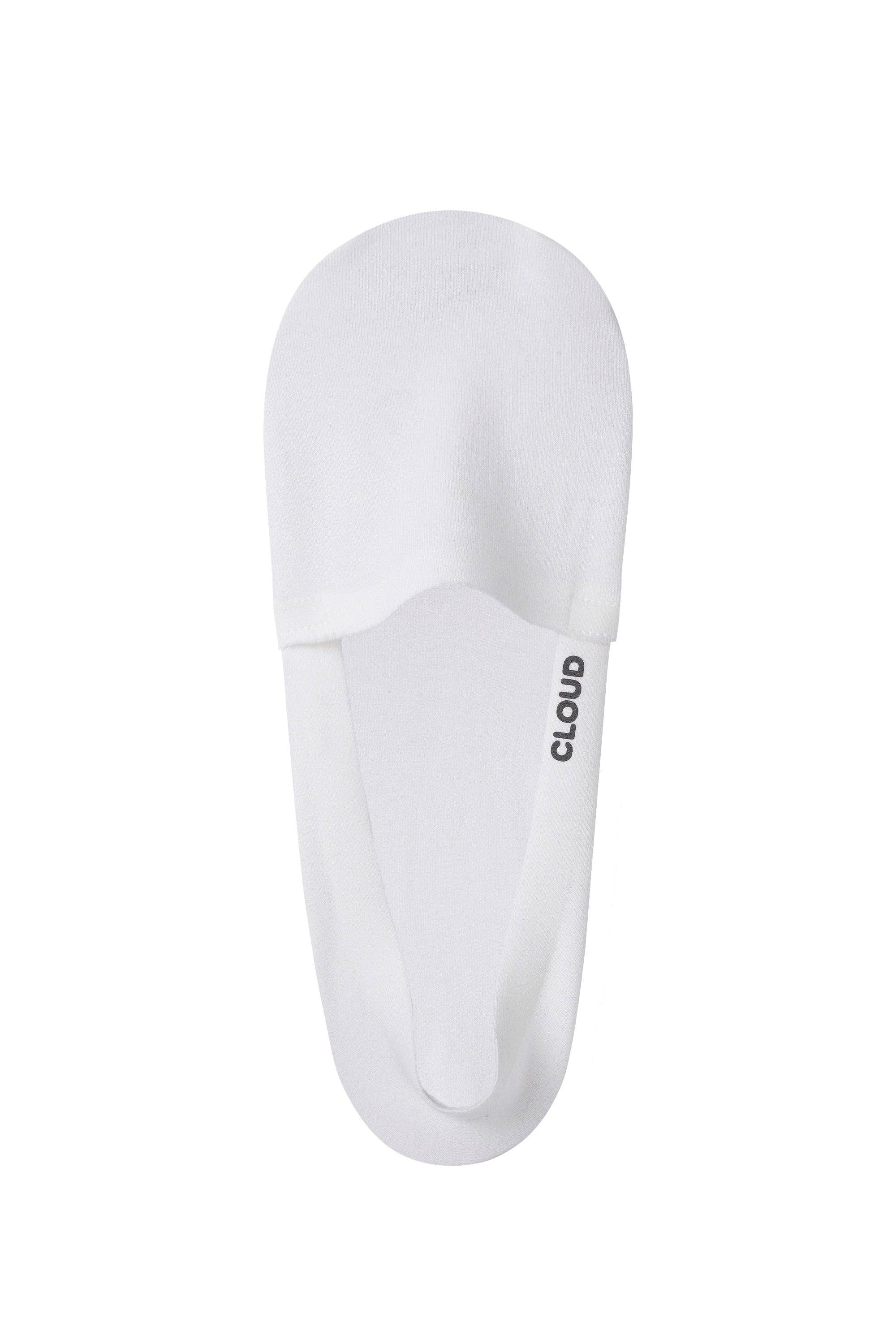 CLOUD MVS Premium No Show Socks: L / Beige Cloud