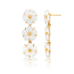 CDW Mermaid Garden Petite Linear Earrings - MOP