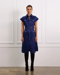 AQUA BLU Addison Dress in Storm