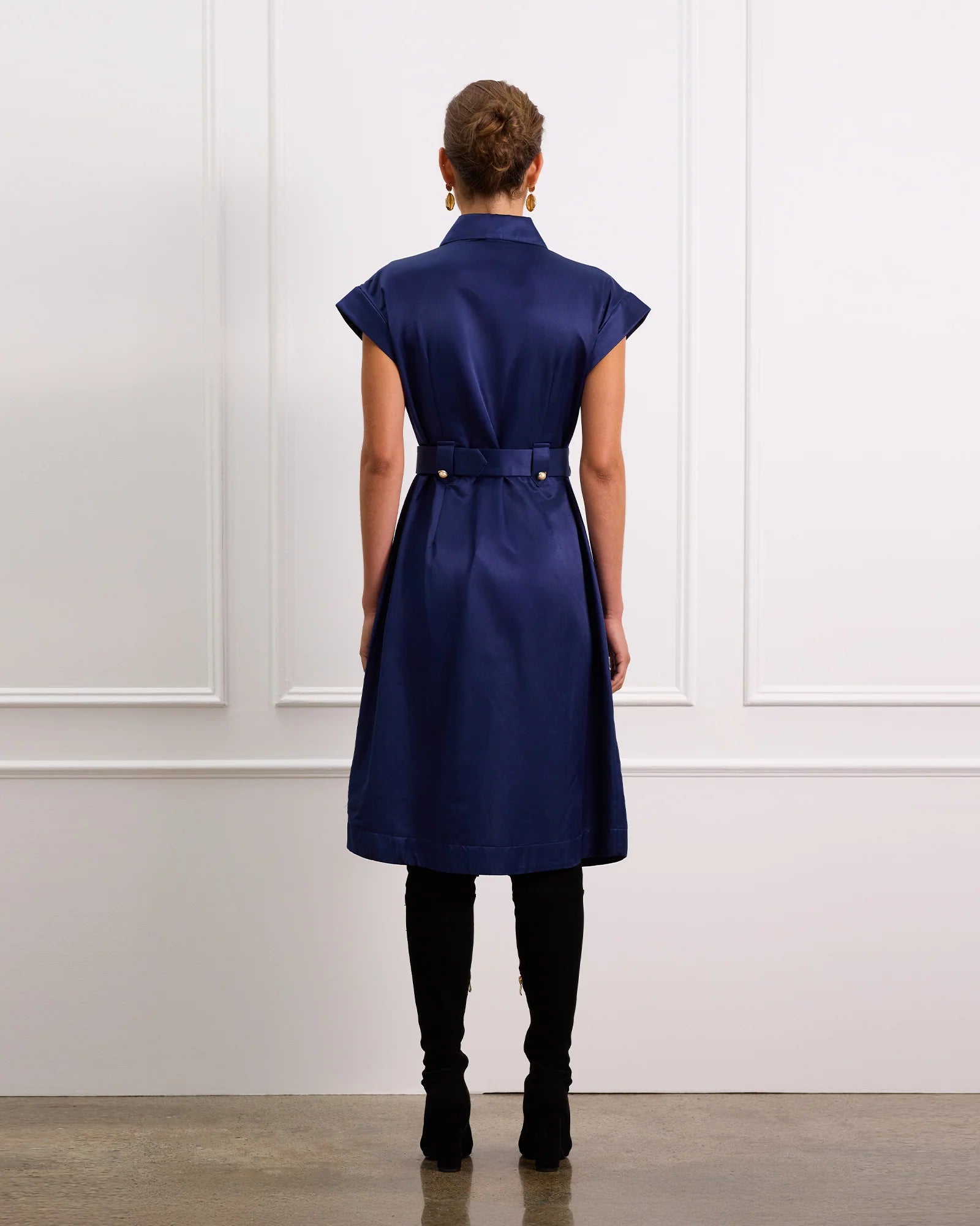 AQUA BLU Addison Dress in Storm