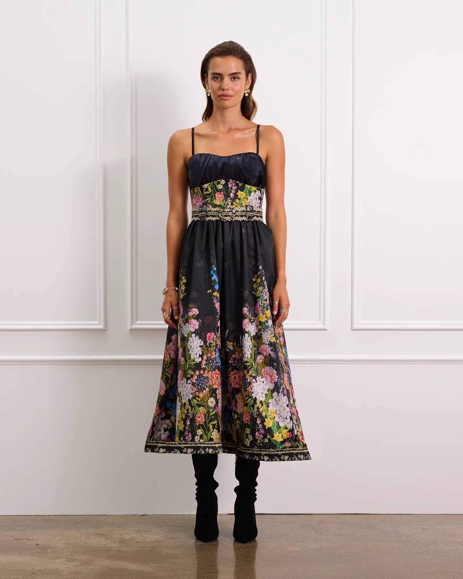 AQUA BLU Rhea Dress in Perennial