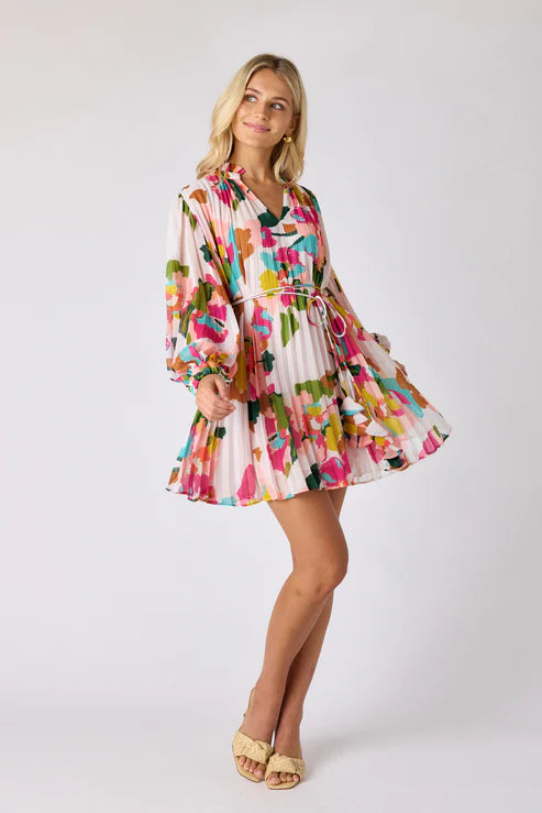 CROSBY Heidi Dress in Botanic Blush