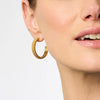 Julie Vos Beaded Eternity Hoop in Large Julie Vos