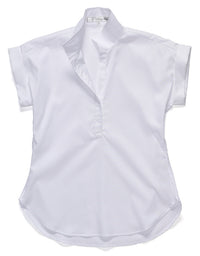 Claridge & King League Shirt in White Claridge & King