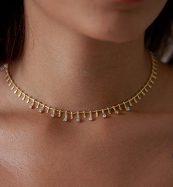 Mini Raquetes Necklace CL1405 Eneida Franca