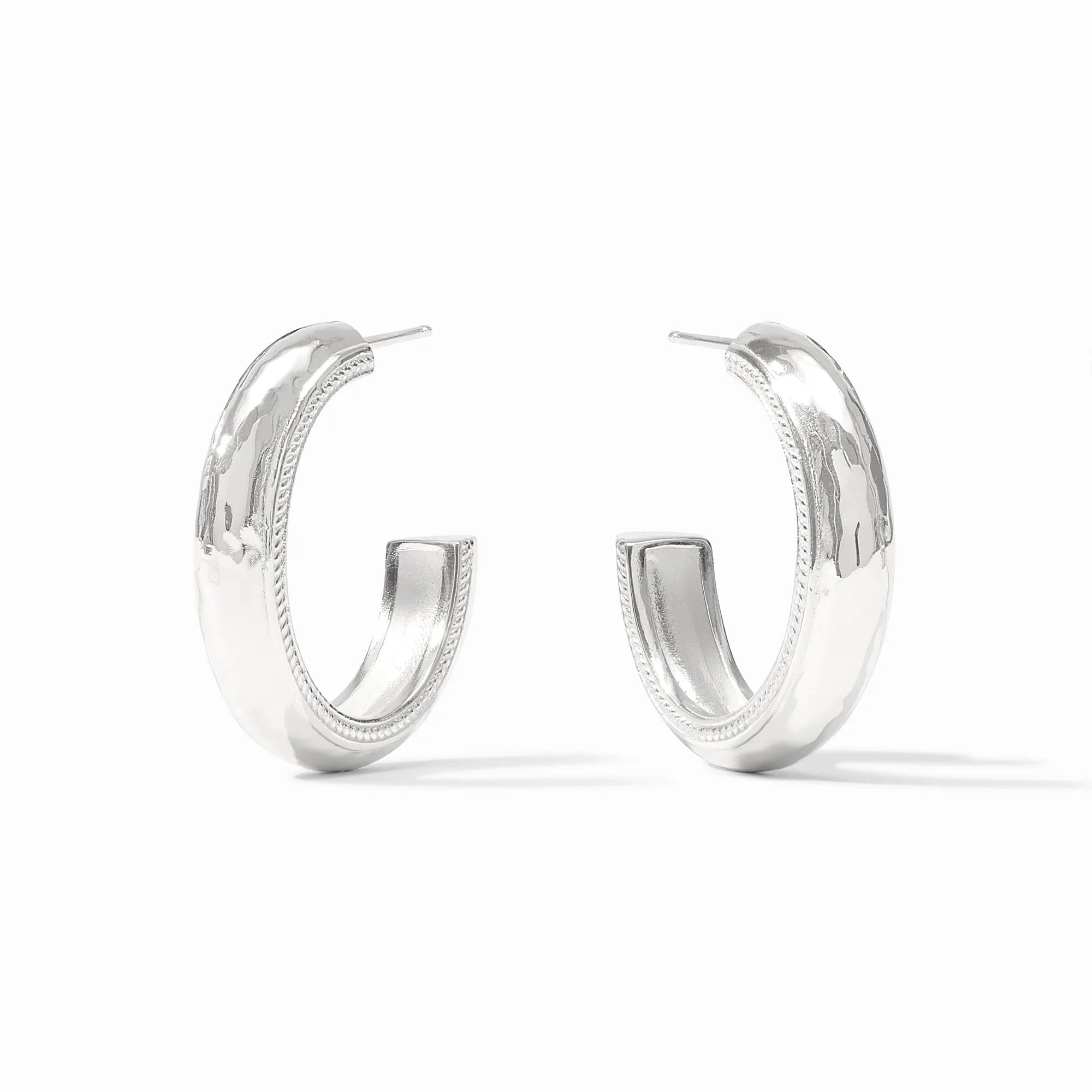 JULIE VOS Cannes Hoop in Silver M