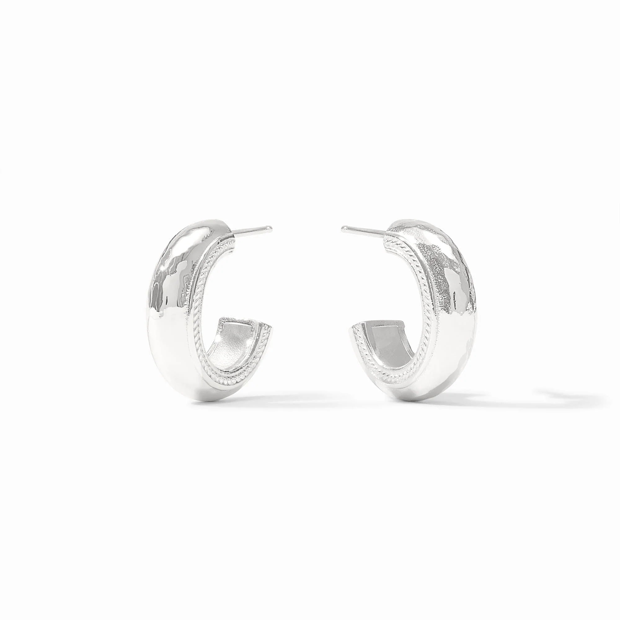 JULIE VOS Cannes Hoop Earrings in Silver S