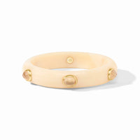 Julie Vos Carnaby Stone Bangle in Ivory