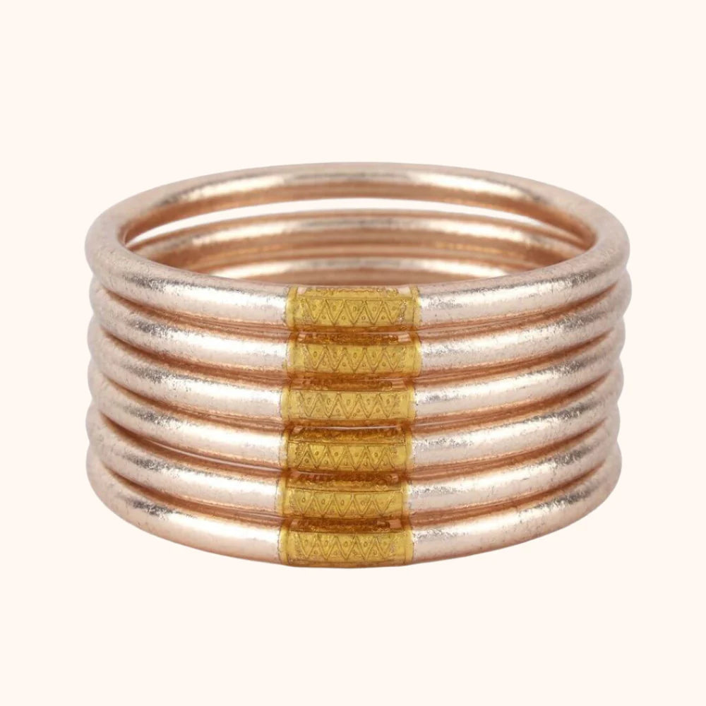 All Weather Bangle Champagne M BudhaGirl LLC