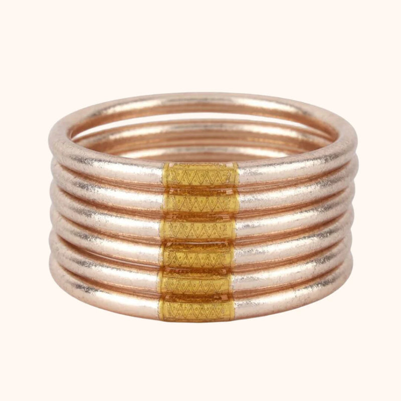 All Weather Bangle Champagne M BudhaGirl LLC